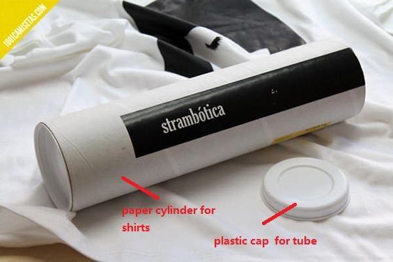 t shirt packaging tubes