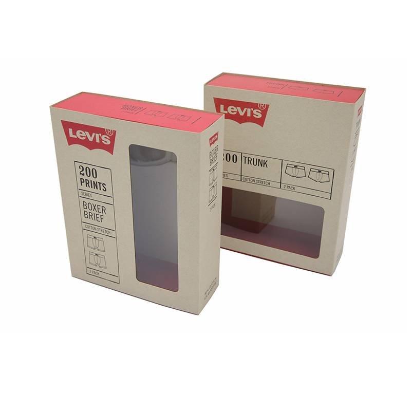 Levi's Underwear Packaging Boxes for Boxer Brief